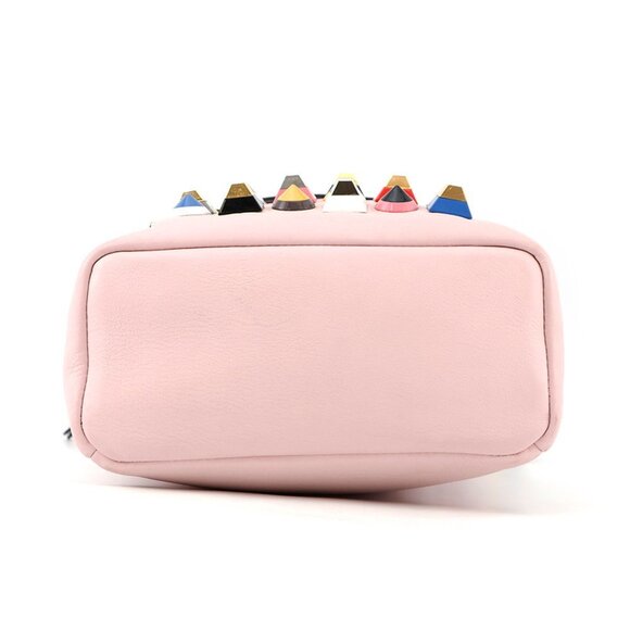 FENDI Pink Leather Shoulder Bag - Picture 3 of 16